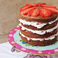 Four Layer Sponge Cake