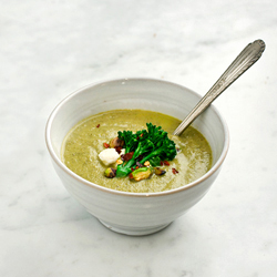 Broccoli & Pistachio Soup