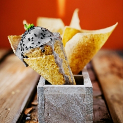 Black Sesame Coconut Ice Creaam