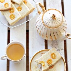 Kumquat and Chamomile Shortbreads