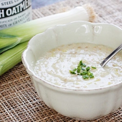 Irish Oatmeal Leek Soup