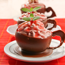 Strawberry Mint Mousse