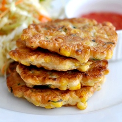 Spiced Sweet Corn Fritters