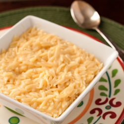 Easy Cheesy Orzo