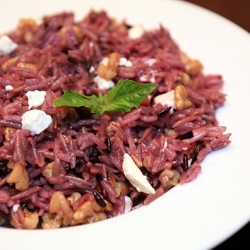 Purple Rice Pilaf