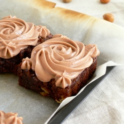 Banana Nutella Brownies