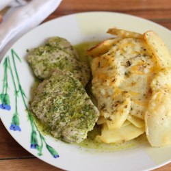 Pork Loin with Garlic Parsley