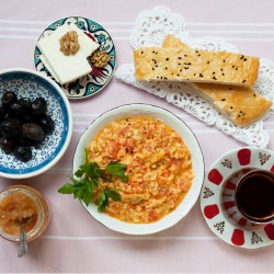 Turkish Scrambled Eggs (Menemen)