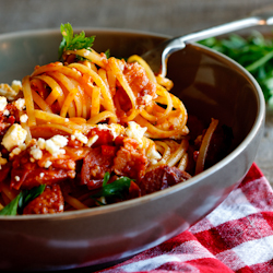 Tomato & Chorizo Pasta