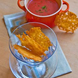 Parmesan Wafers & Soup