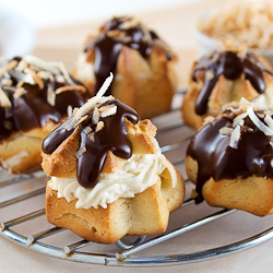 Coconut Cream Puffs