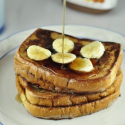 Banana Nutella Stuffed French Toast