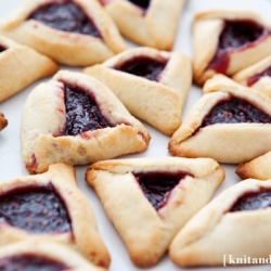 Raspberry & Nutella Hamantaschen