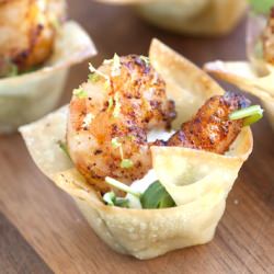 Chili Lime Shrimp Cups