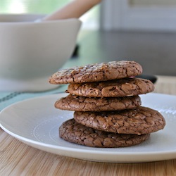 Chocolate Bourgon Toffee Cookies