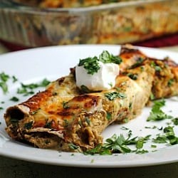 Green Chile Enchiladas