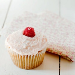 Raspberry Coconut Cupcakes