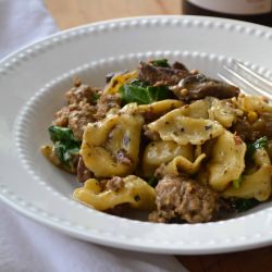 Tortellini w/ Sausage & Spinach