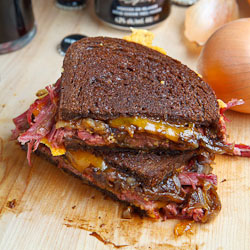 Corned Beef Grilled Cheese Sandwich