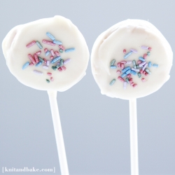 White Chocolate Cookie Pops