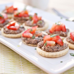 Olive & Goat Cheese Tartlets