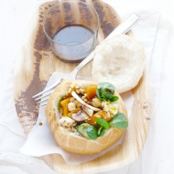 Salad in a Bread Bowl