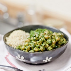 Chickpea & Spinach Salad