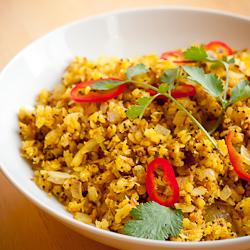 Poha with Coconut