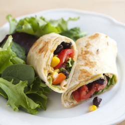 Black Bean, Egg & Corn Wrap