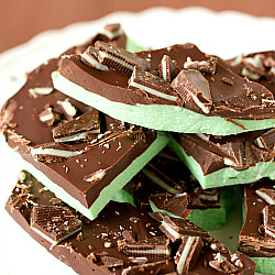 Grasshopper Mint Chocolate Bark