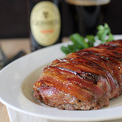 Guinness and Cheddar Meatloaf