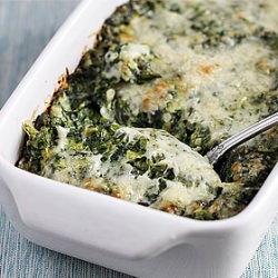 Creamed Spinach Gratin