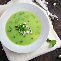 Pea and Wasabi Soup