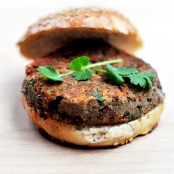 Red Lentils And Celery Root Burger