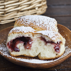 Berry Jam Filled Buns