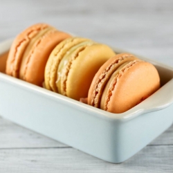 Blood Orange & Meyer Lemon Macarons