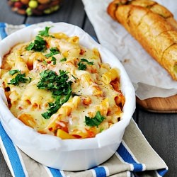 Baked Pasta with Roasted Peppers