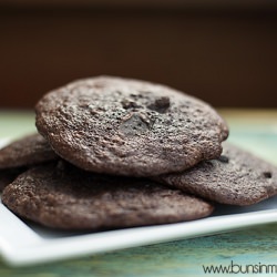 Thin Mint Brownie Cookies