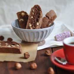 Chocolate-Halzelnut Biscotti