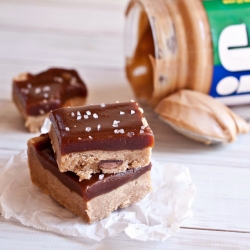 Salted PB Caramel Bars