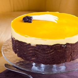 Mango Chocolate Mousse Cake