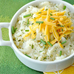 Savory Mashed Cauliflower