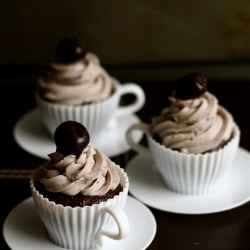 Chocolate Cherry Cupcakes