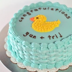 Baby Shower Duckie Cake