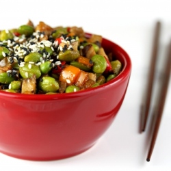 Warm Edamame Salad