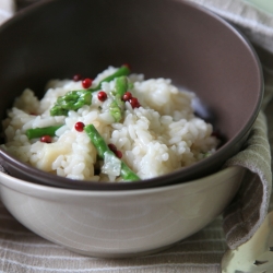 Rice with Rhubarb