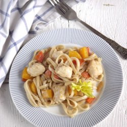 Udon Noodles with Chicken