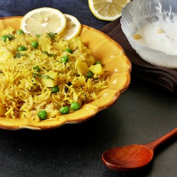 Potato Peas Pulao