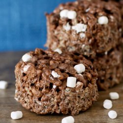 Triple Chocolate Krispies Treats