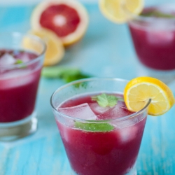 Meyer Lemon Blood Orange Spritzer